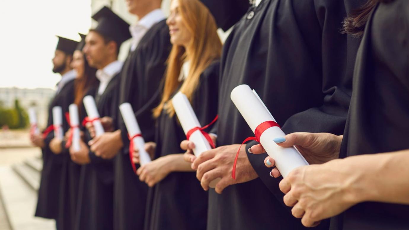 Students graduating