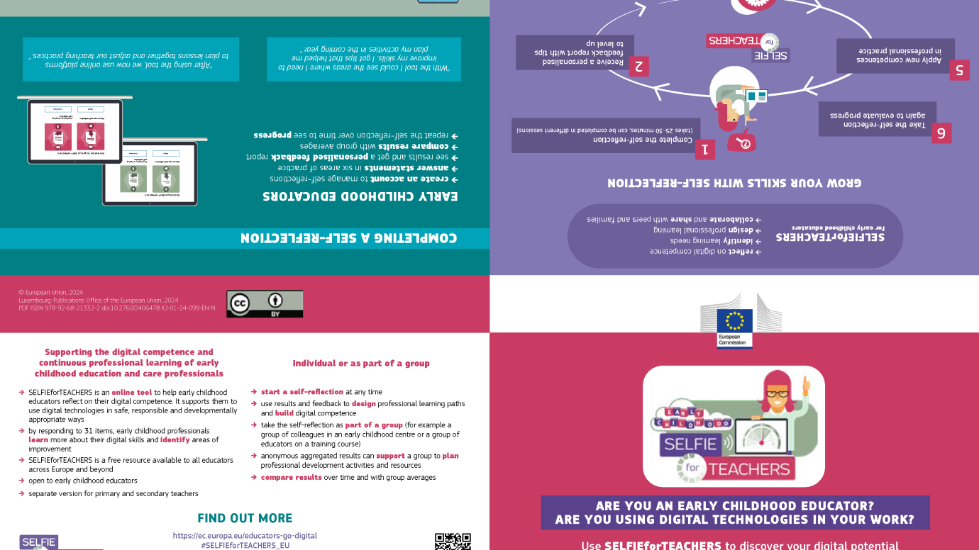 Page 1 - SELFIE for TEACHERS for early childhood educators - intro leaflet